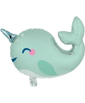 Happy Narwhal Foil Balloon