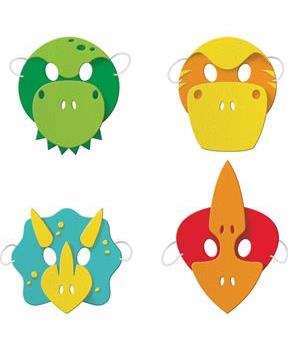 Boys Dino-Roar Foam Mask Favors