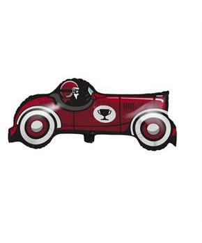 Vintage Race Car Foil Balloon