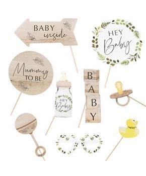 Botanical Baby Shower Photo Booth Props