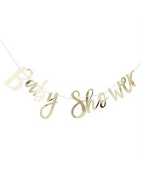Backdrop - Baby Shower - Gold