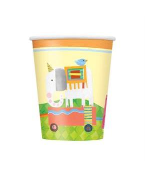 Circus Animal 9oz Paper Cup (8)