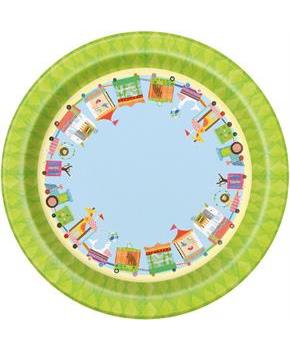 Circus Animal 7" Dessert Plate (8)