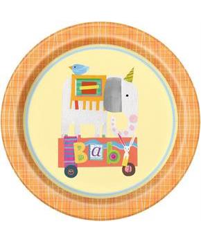 Circus Animal 9" Lunch Plate (8)