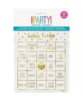 Gold Bingo Kit for 8 - Foil Stamped