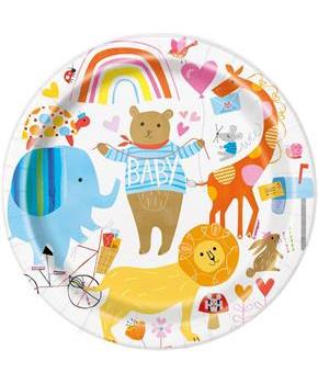 Zoo Baby 7" Dessert Plate (8)