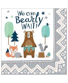Bear-ly Wait Lunch Napkins (16)