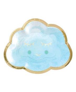 Hello World Boy Cloud Shaped Plates (8)