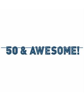 50 & Awesome Banner
