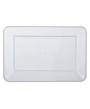 Clear Rectangle Serving Tray
