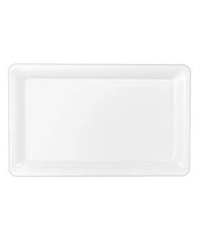 Frosty White Rectangle Serving Tray