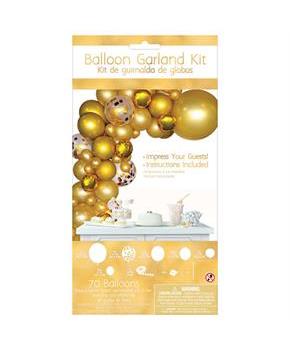 Gold Balloon Garland Kit