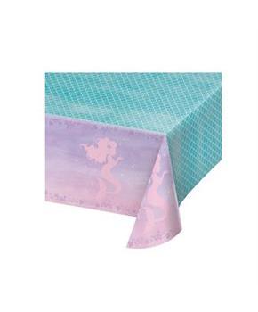Mermaid Shine Plastic Table Cover