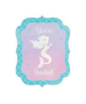 Mermaid Shine Postcard Invitations (8)