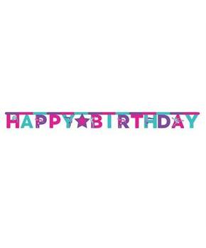 Gymnastics Party Happy Birthday Banner