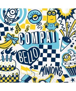 Minions 2 Berverage Napkins(16 Pack)