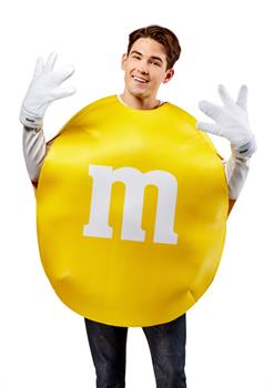 M&M's Yellow Adult Unisex Costume