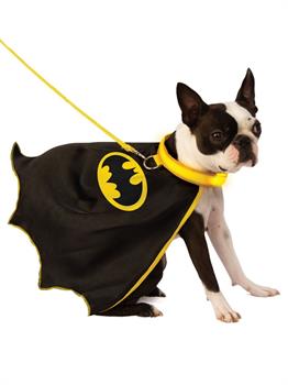 Pet Batman Pet Cape with Light up Collar and Leash