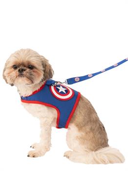 Pet Marvel Captain America Leash and Harness Acces