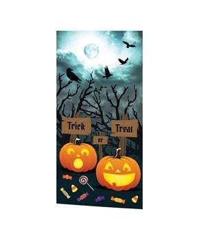Halloween Trick or Treat Door Cover