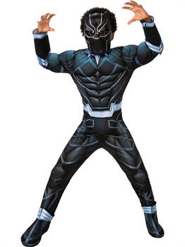 Boys Deluxe Black Panther Costume