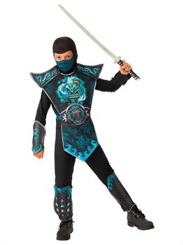 Boy's Blue Dragon Ninja Costume