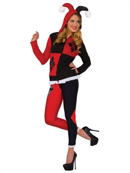 Adult Harley Quinn Fitted Hoodie (S-M)