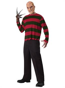 Adult Freddy Krueger Mask and Printed Shirt (STD)