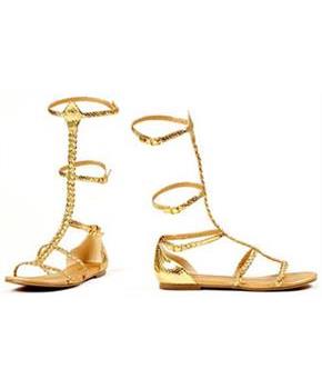 Women's Egyptian and Greek Gold Sandals