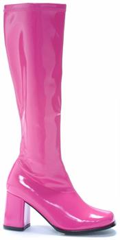 Women's Fuchsia Patent Go Go Boots
