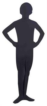 Boys Black I'm Invisible Skin Suit