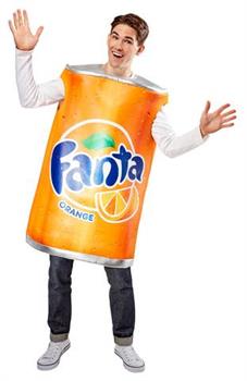 Adult Orange Fanta Can Costume