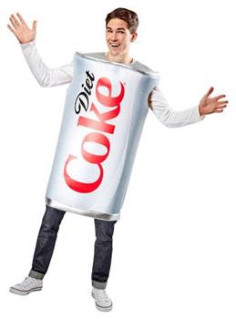Adult Diet Coke Can Costume