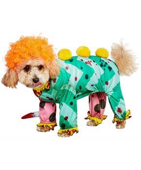 Killer Clown Pet Costume