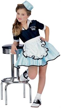 Car Hop Girl Child Costume