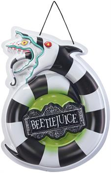 Beetlejuice Sandworm Front Door Wreath Decoration