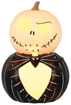 12-inch The Nightmare Before Christmas Jack Skellington Light Up Stacked Pumpkin
