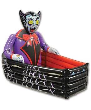 Inflatable Vampire & Coffin Cooler
