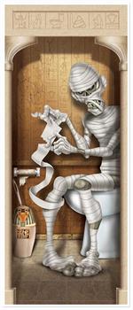 Mummy Restroom Door Cover