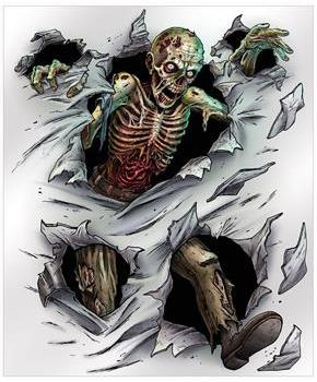 Zombie Insta-Mural