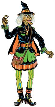 Vintage Halloween Jointed Witch