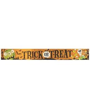 Metallic Trick Or Treat Banner