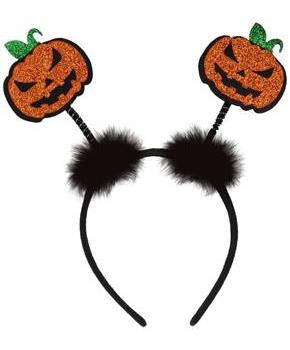 Glittered Jack-O-Lantern Boppers