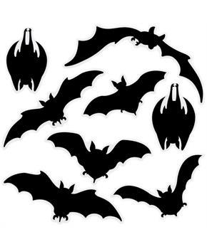 Bat Silhouette Clings