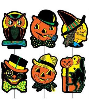 Plastic Halloween Yard Signs