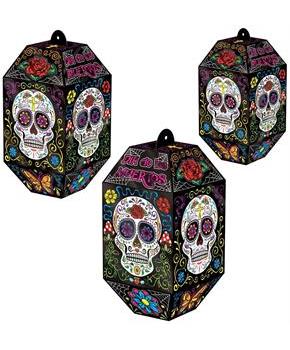 Foil Day Of The Dead Paper Lanterns