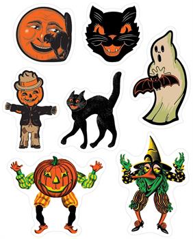 Vintage Halloween Clings
