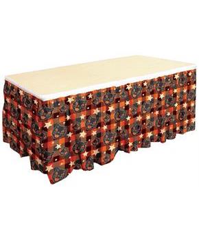 Vintage Halloween Table Skirting
