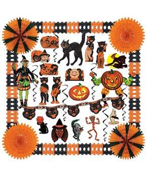 Vintage Halloween Decorating Kit