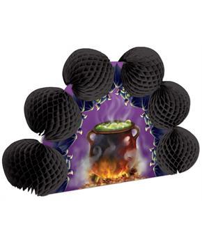Cauldron & Bats Pop-Over Centerpiece